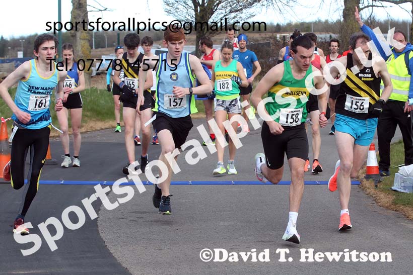 Graded 5k, 2021 Middlesbrough Endeavour Graded 5k, Middlesbrough, Sunday, April 11th. Photo: David T. Hewitson/Sports for All Pics